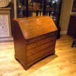 Escritorio plegable de roble antiguo circa 1780 1