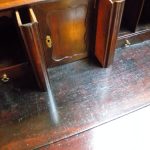 Escritorio plegable de caoba antiguo circa 1800 3
