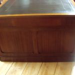 Escritorio de socios de caoba antiguo, circa 1900 3