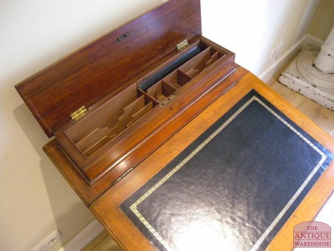 Davenport antiguo, escritorio de barco 3