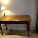 Escritorio antiguo de caoba alrededor de 1850 1