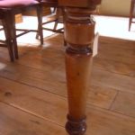 Escritorio antiguo de caoba, mesa de campaña 2